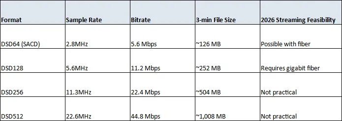 DSD Format Reference