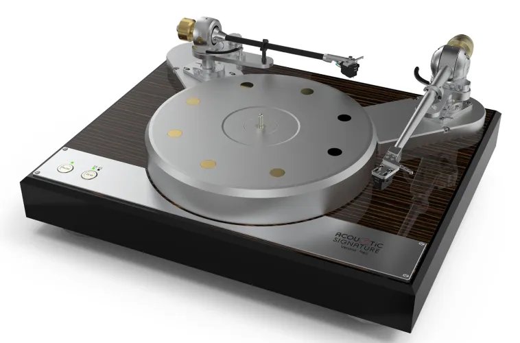 The Acoustic Signature Verona Neo Turntable Supports Two Tonearms