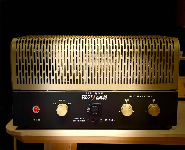 Pilot Radio Revives the 232 Tube Amplifier Based on a 1959 Design
