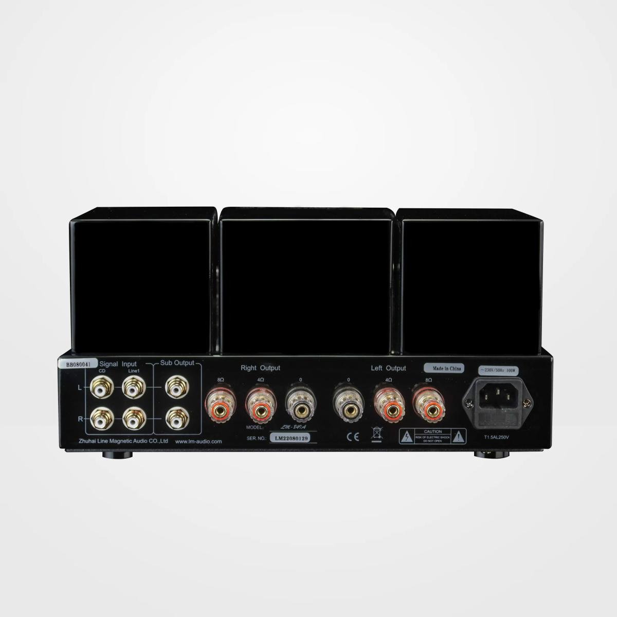 LM-84IA Integrated Tube Amplifier – Push-Pull EL84 – Class AB – 2x12W 2